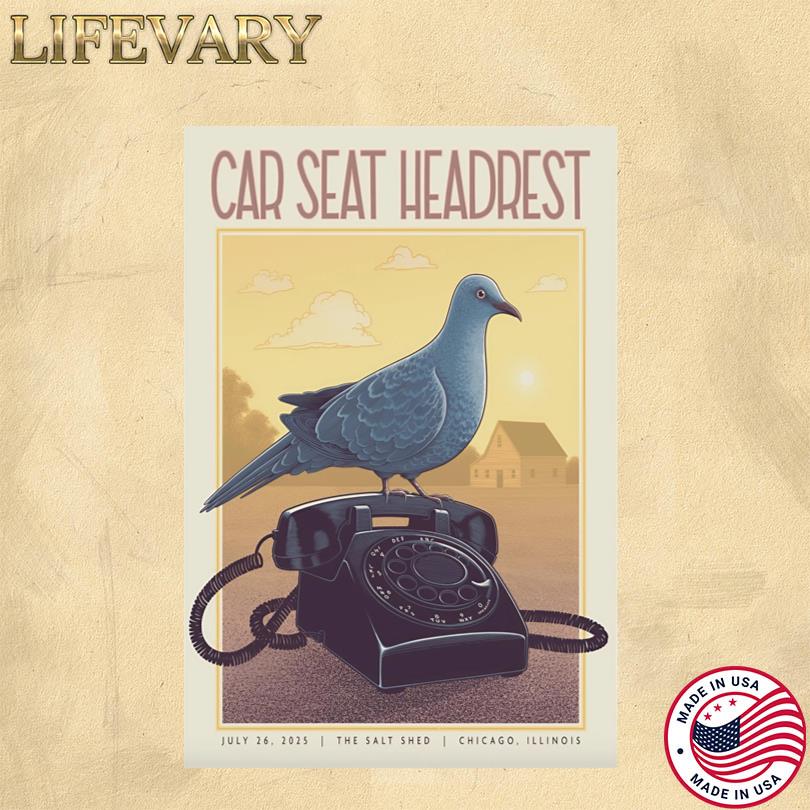 Car Seat Headrest Tour Poster Jul 26 2025 Chicago IL