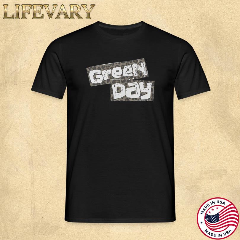 Cheetah Logo T Shirt - Green Day