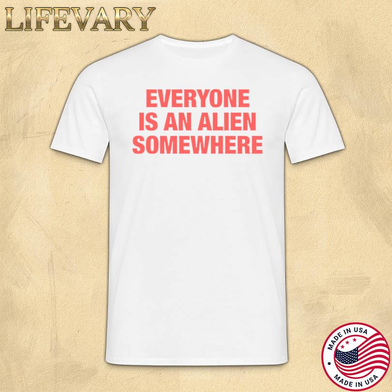 Coldplay Everyone is an Alien Somewhere T-Shirt
