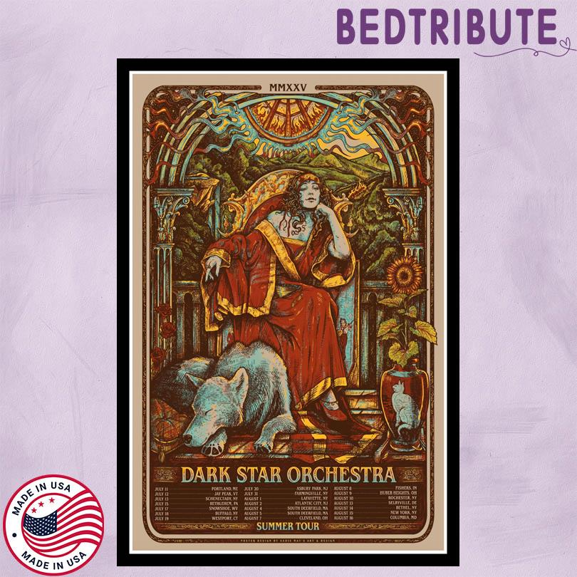 Dark Star Orchestra Summer Tour 2025 Poster – Official Concert Print