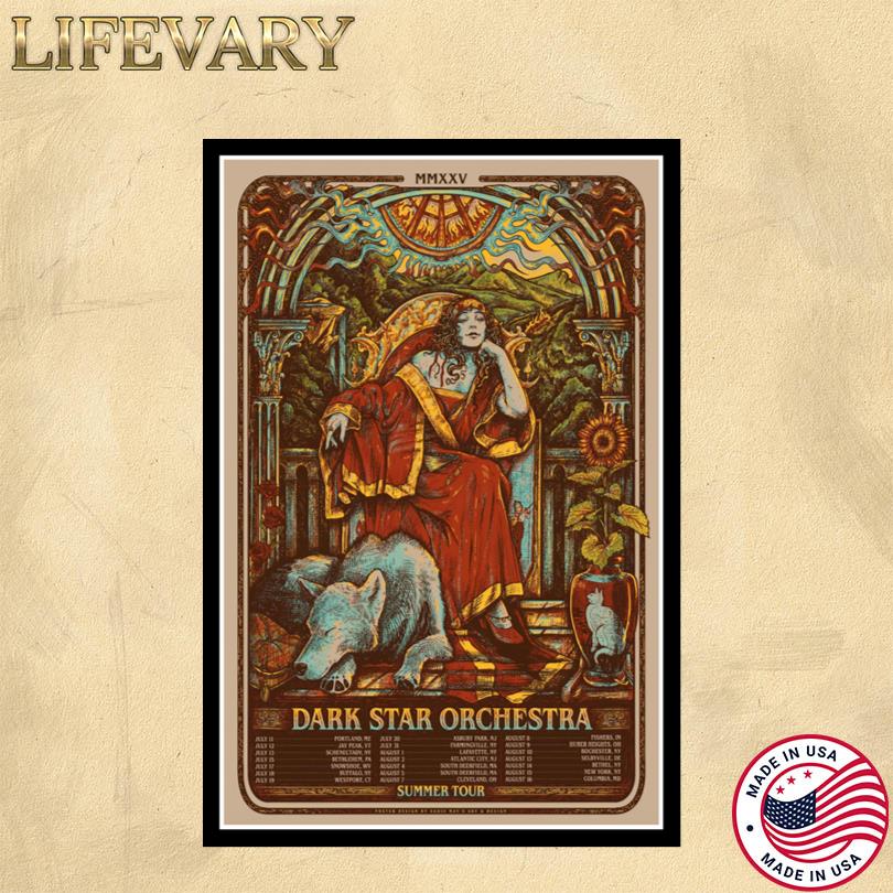 Dark Star Orchestra Summer Tour Poster – 2025 Edition
