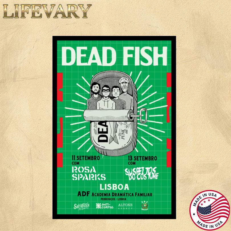 Dead Fish Event Lisboa Portugal September 11–13 2025 Poster