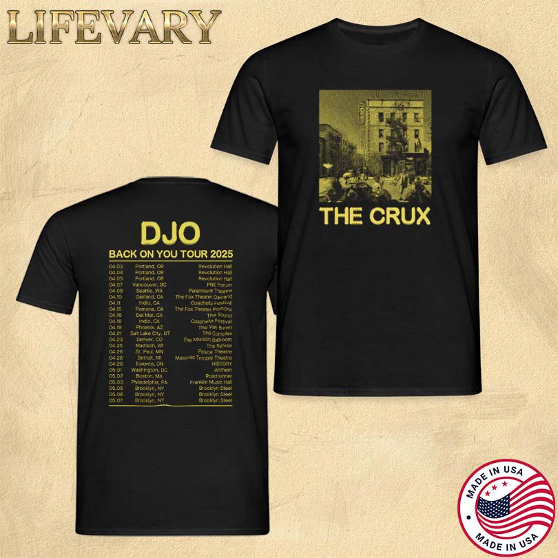 DJO The Crux 2025 N.A Tour T-Shirt