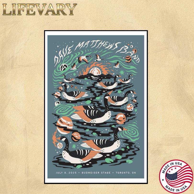 DMB Budweiser Stage Toronto 2025 Poster