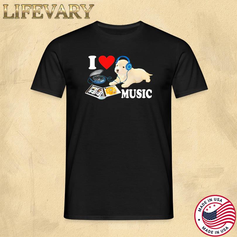 Doggo Revolution Camiseta I Love Music Cat 1 Shirt