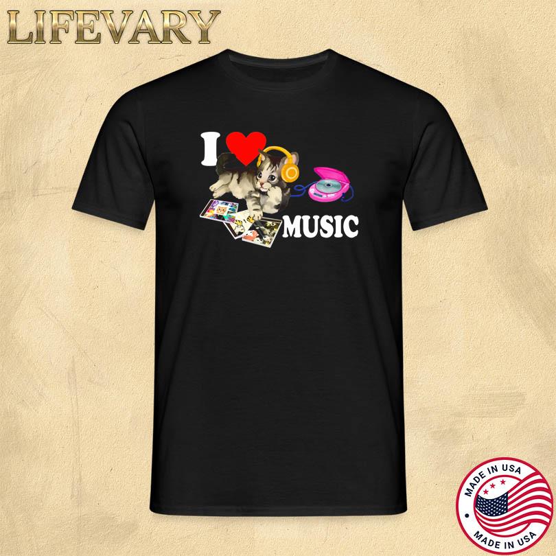 Doggo Revolution Camiseta I Love Music Dog 2 Shirt