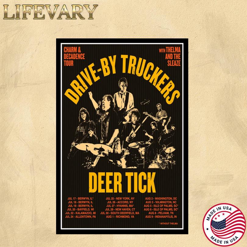 Drive-By Truckers Poster – 2025 Tour