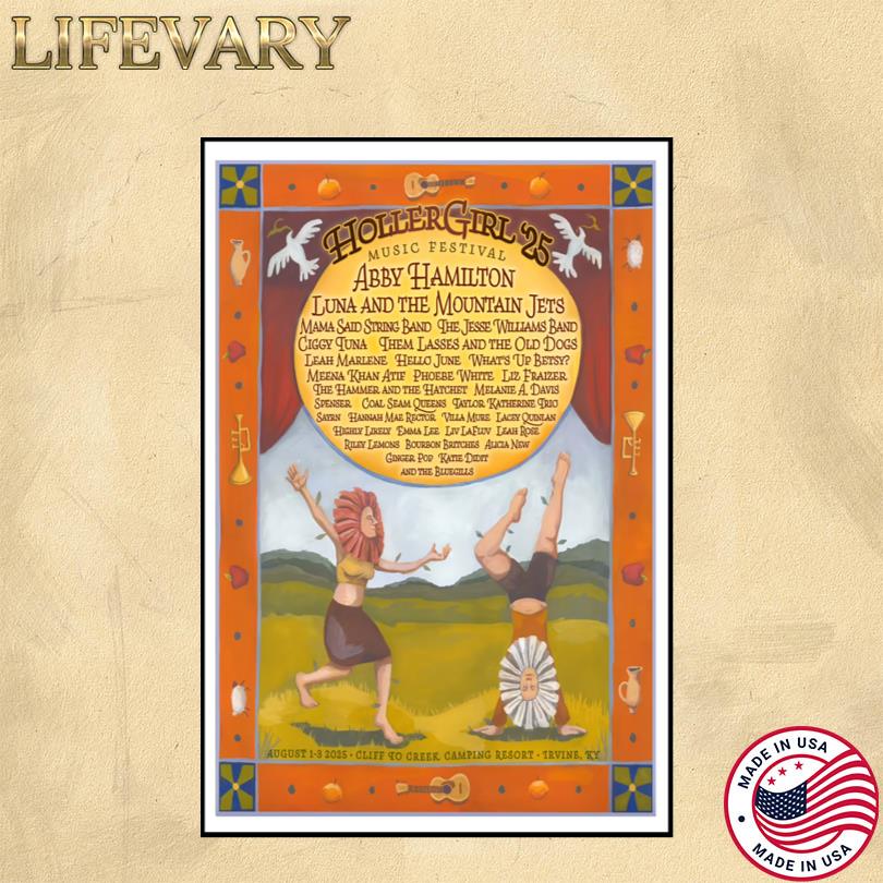 Holler Girl 25 Music Festival Poster – Cliff to Creek Camping Resort