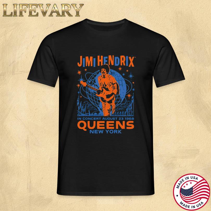 Jimi Hendrix Queens New York August 23 1968 T-Shirt