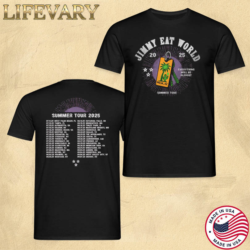 Jimmy Eat World Summer 2025 Tour T-Shirt