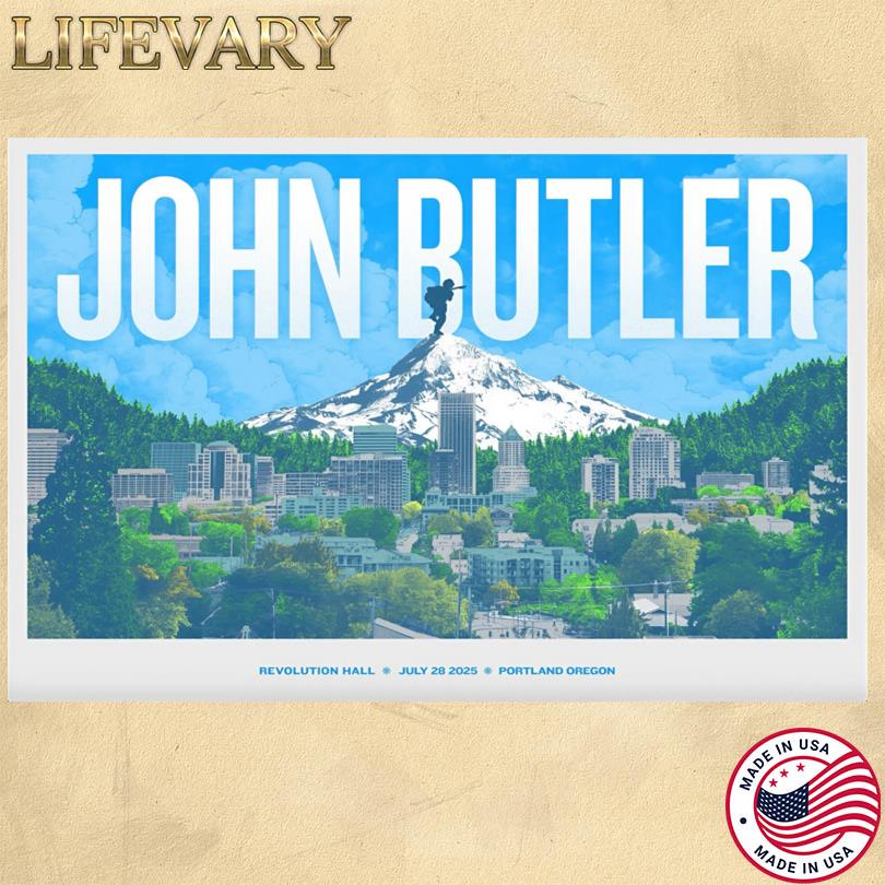 John Bulter Jul 28 2025 Revolution Hall. Portland, OR Poster