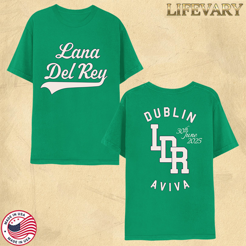Lana Del Rey Dublin show at the Aviva Stadium 30th June 2025 Tee