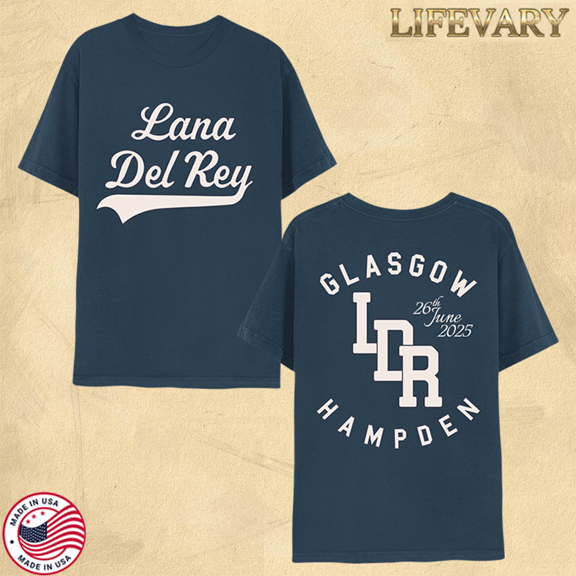 Lana Del Rey Glasgow Event Tee 2025