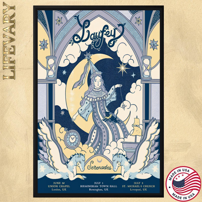Laufey Liverpool UK 7 3 2025 Event Poster