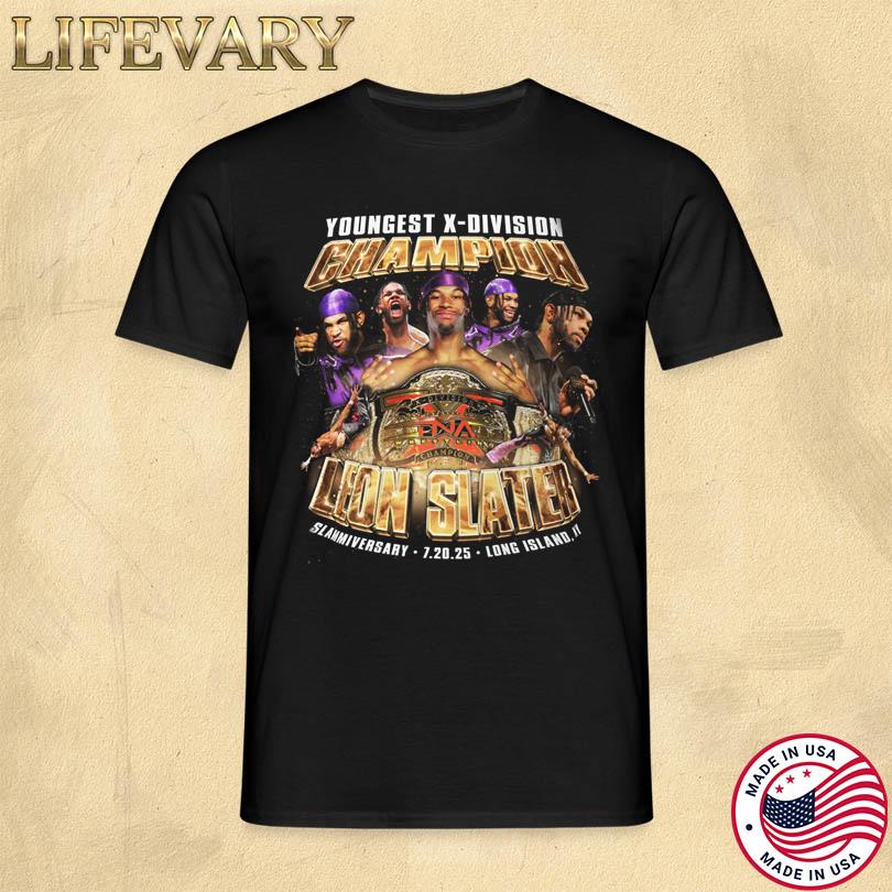 Leon Slater X Division Champion Merch