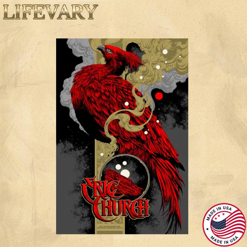 Limited Eric Church Event Poster – Morrison CO Jul 14-16 2025