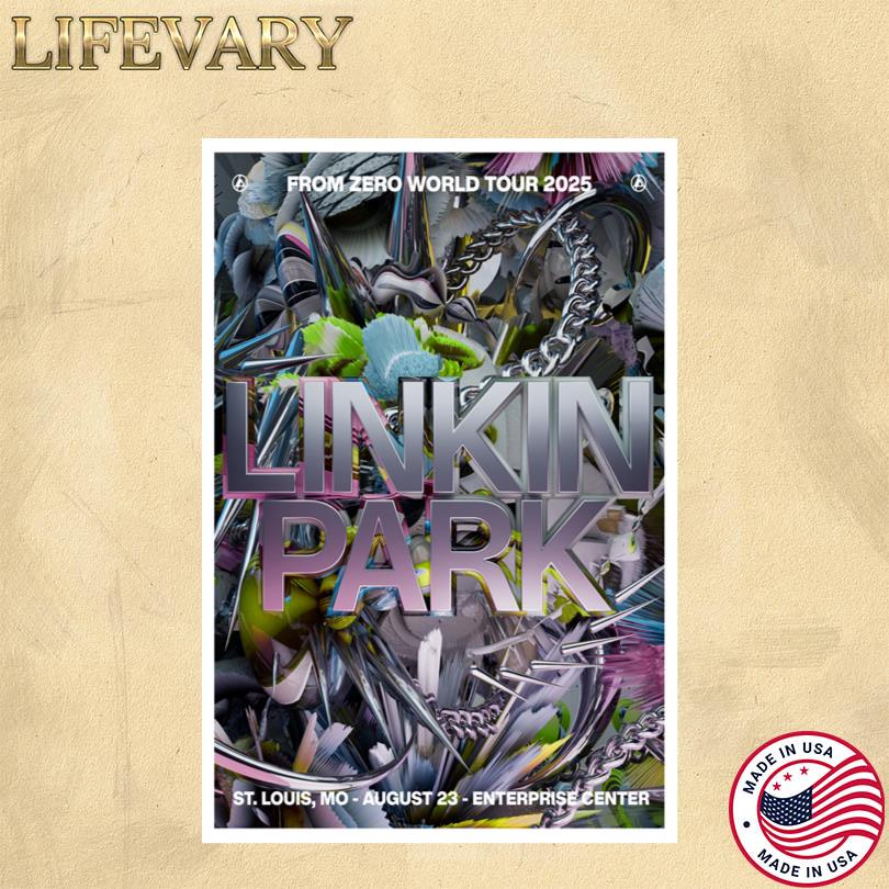 Linkin Park Aug 23 2025 Enterprise Center St. Louis, MO Poster