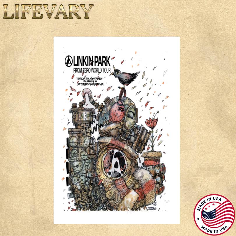 Linkin Park From Zero World Tour Boston, MA Aug 1 2025 Poster