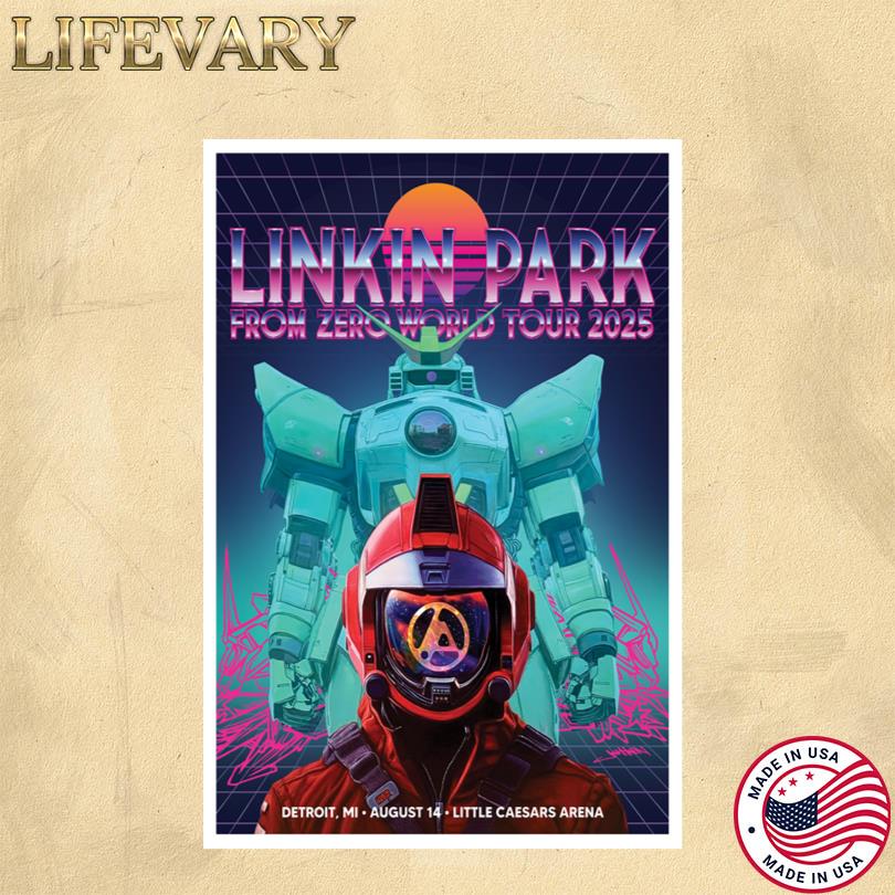 Linkin Park From Zero World Tour Montreal, QC Aug 5 2025 Poster