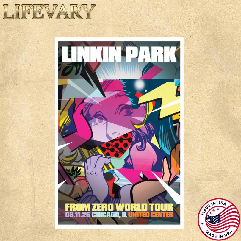 Linkin Park From Zero World Tour Toronto, ON Aug 8 2025 Poster