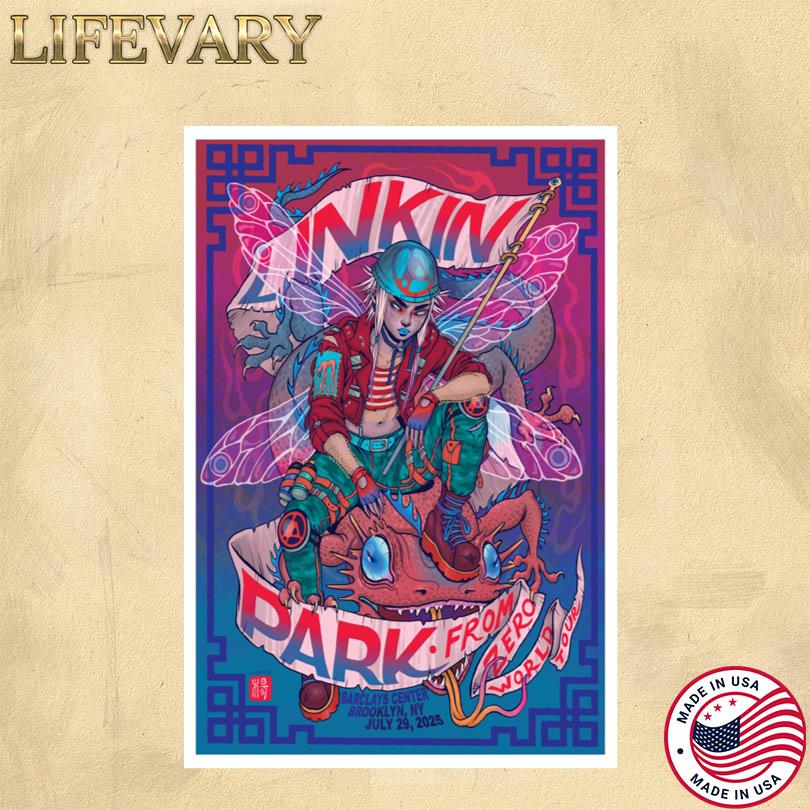 Linkin Park July 19 2025 Barclays Center Brooklyn, NY Poster