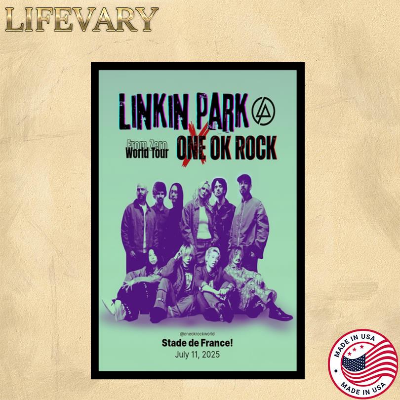 Linkin Park Paris July 11 2025 Poster