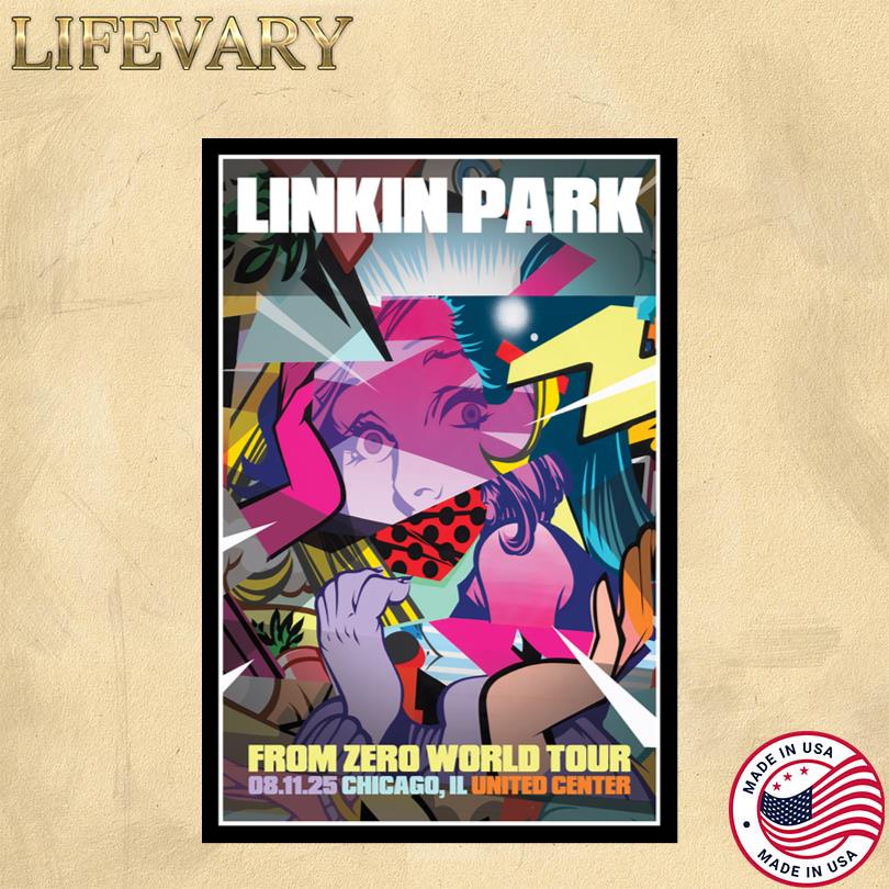 Linkin Park Scotiabank Arena Toronto, ON Aug 8 2025 Tour Poster