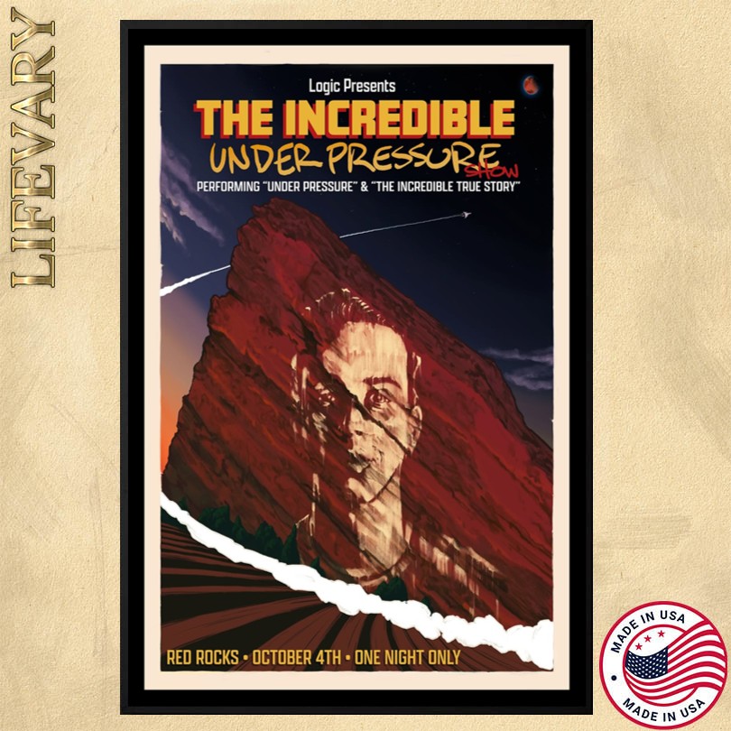 Logic 10 4 2025 Red Rocks Event Poster