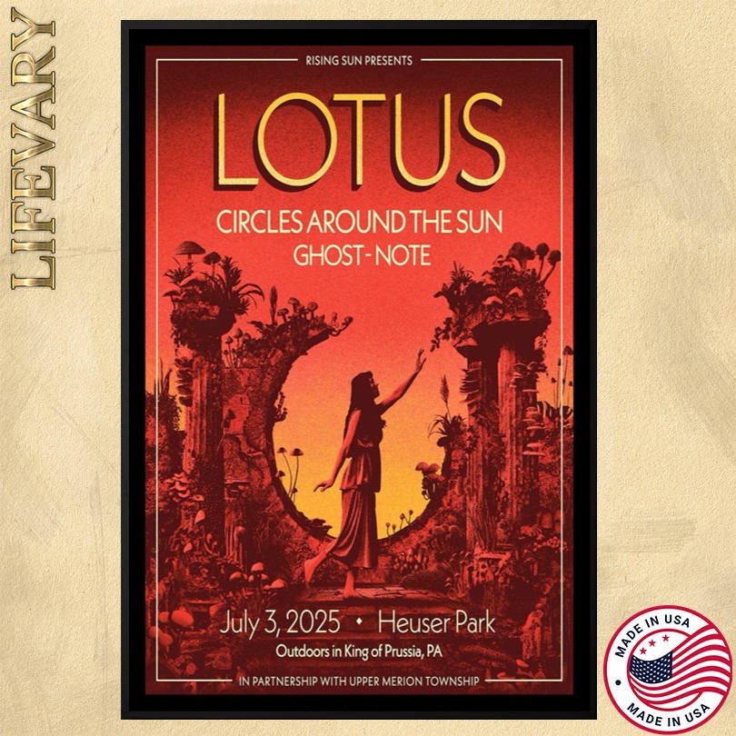 Lotus July 3 2025 Heuser Park Outdoors In King Of Prussia PA Poster