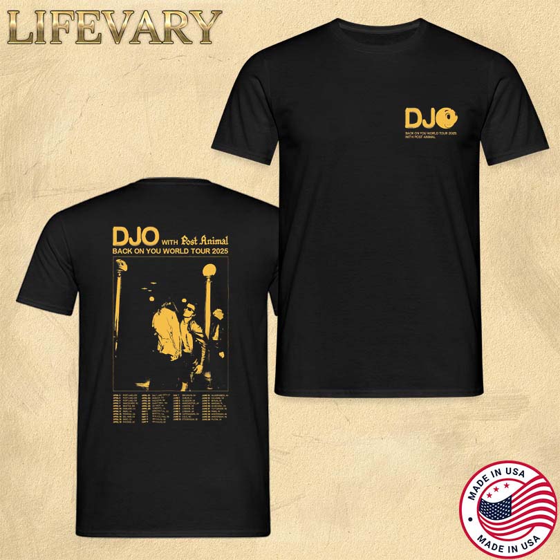 Merch DJO Back On You 2025 Tour Shop