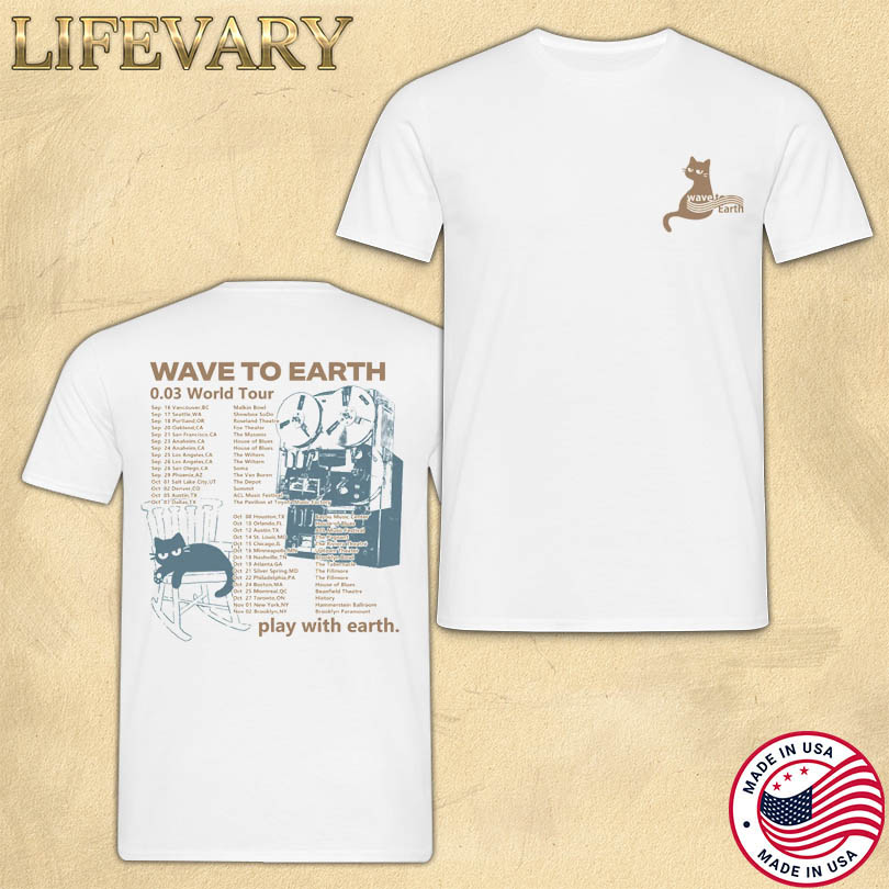Merch Wave To Earth White Cat Store