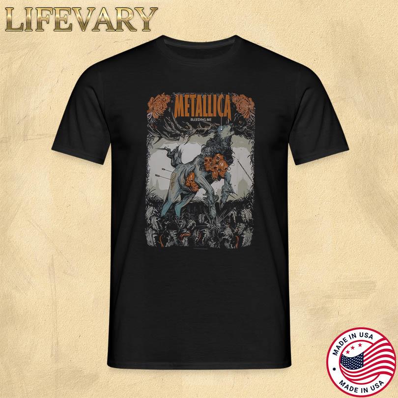 Metallica Bleeding Me Poster Art T-Shirt