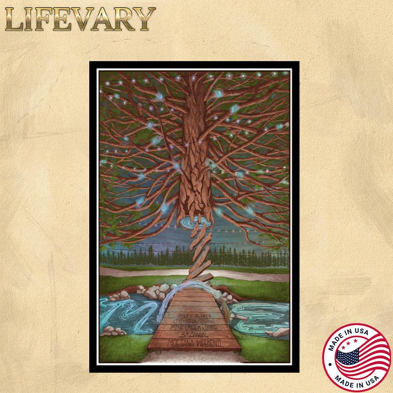 Moe. 2025 Poster – Pine Creek Lodge Montana July 11–12