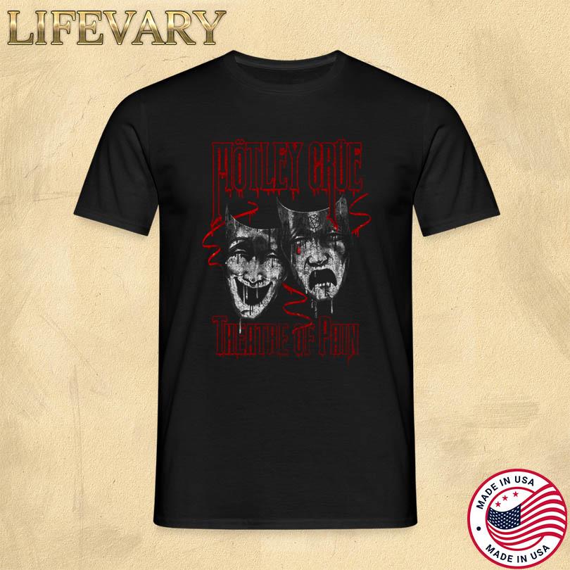 Motley Crue Theatre of Pain Rustic Drip Tee