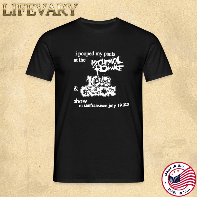 My Chemical Romance San Francisco July 19 2025 Shirt
