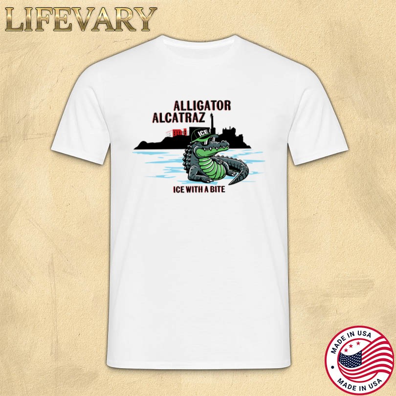 Official Alligator Alcatraz Ice With A Bite T-Shirt