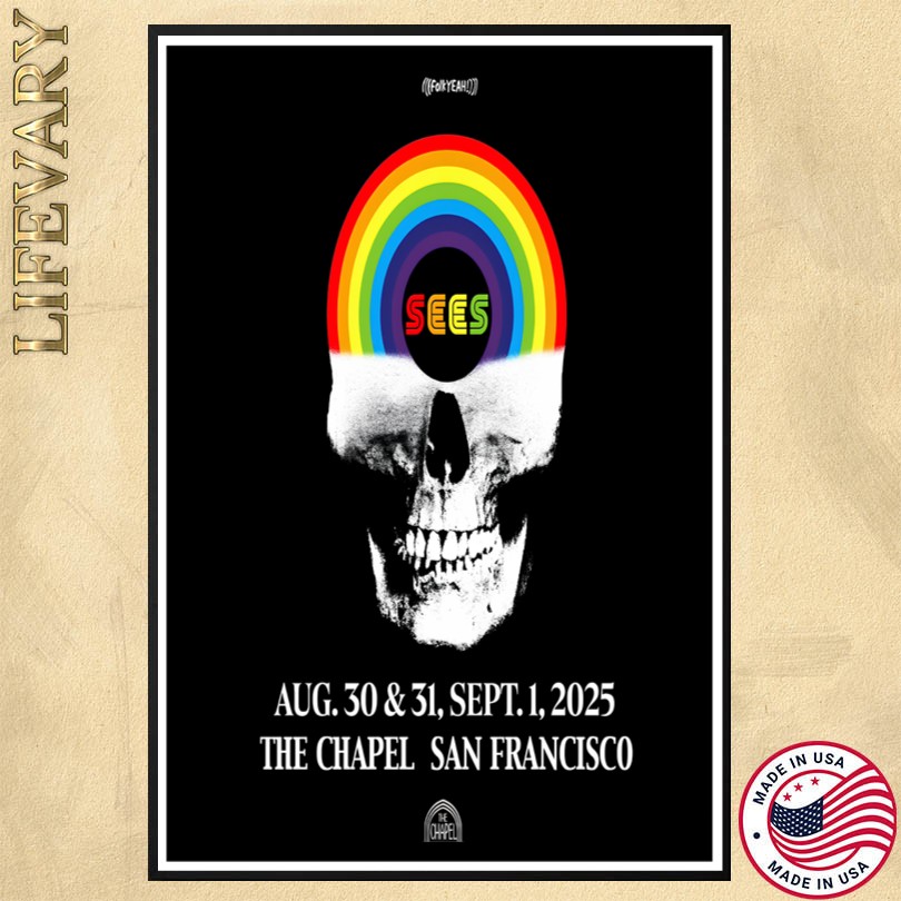 Oh Sees Aug 30-31 Sept 1 2025 The Chapel San Francisco Poster