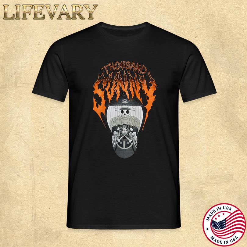 One Piece Thousand Sunny Metal Shirt