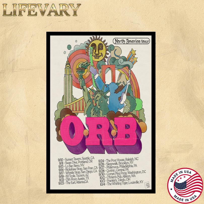 O.R.B North America Tour 2025 Poster