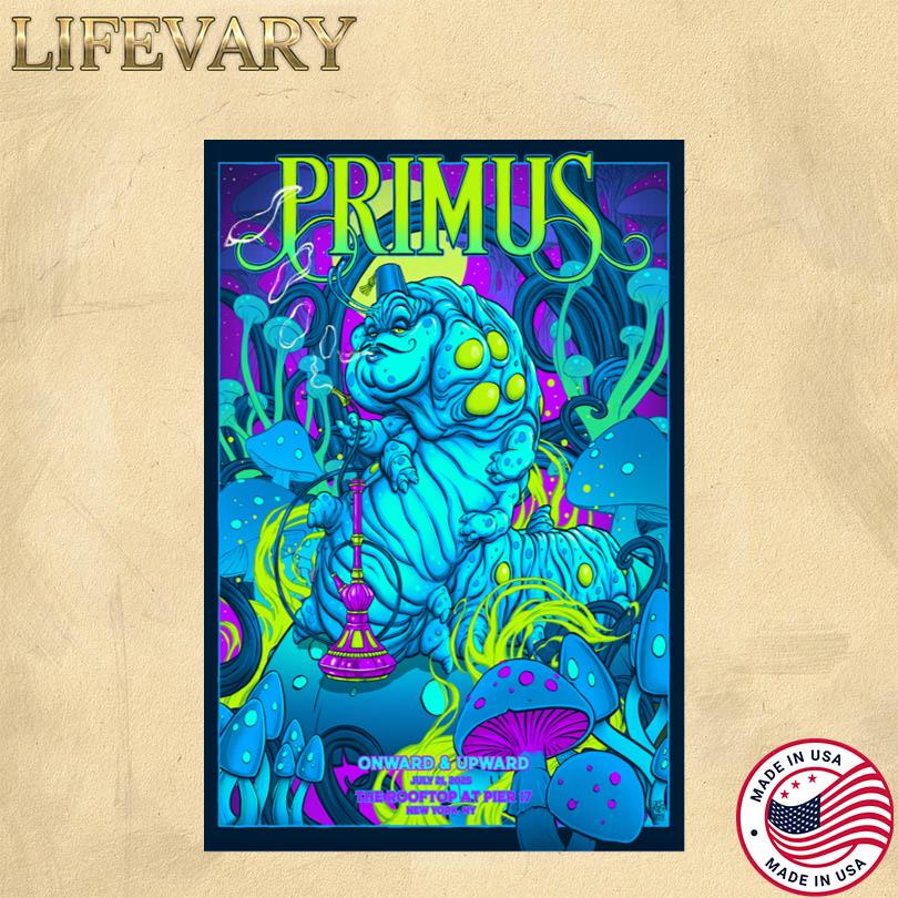 Primus Concert Event The Rooftop at Pier 17 NY July 2025 Poster