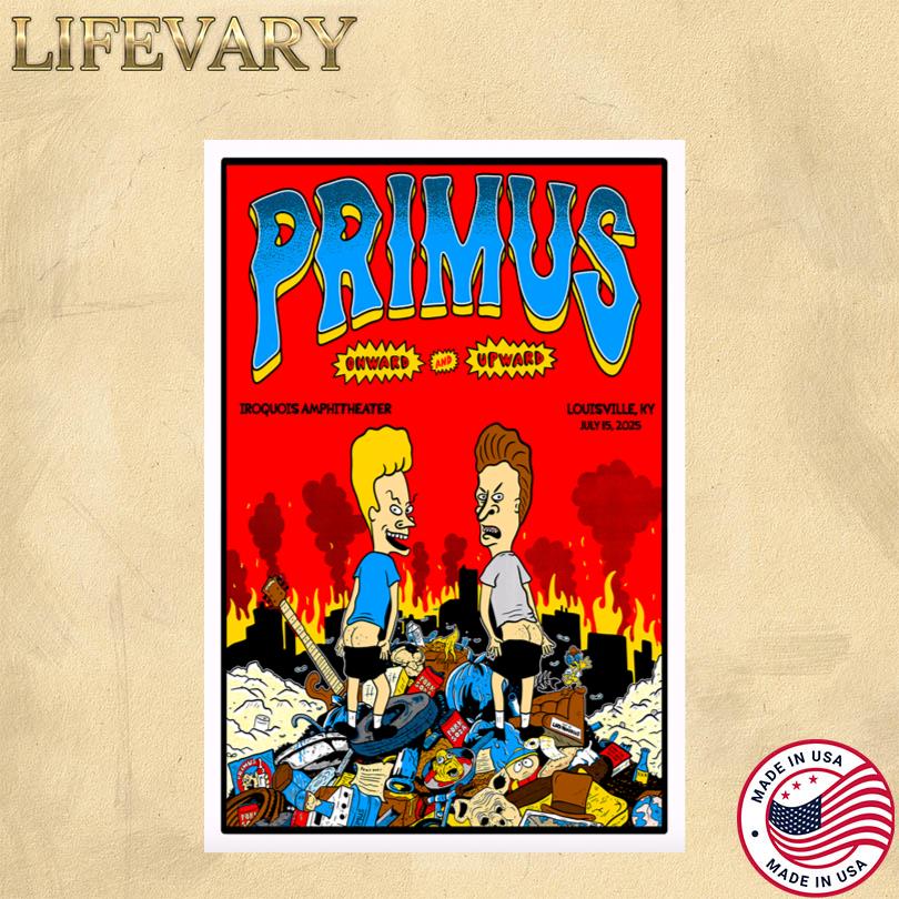 Primus Poster – July 15 2025 Louisville Concert Poster