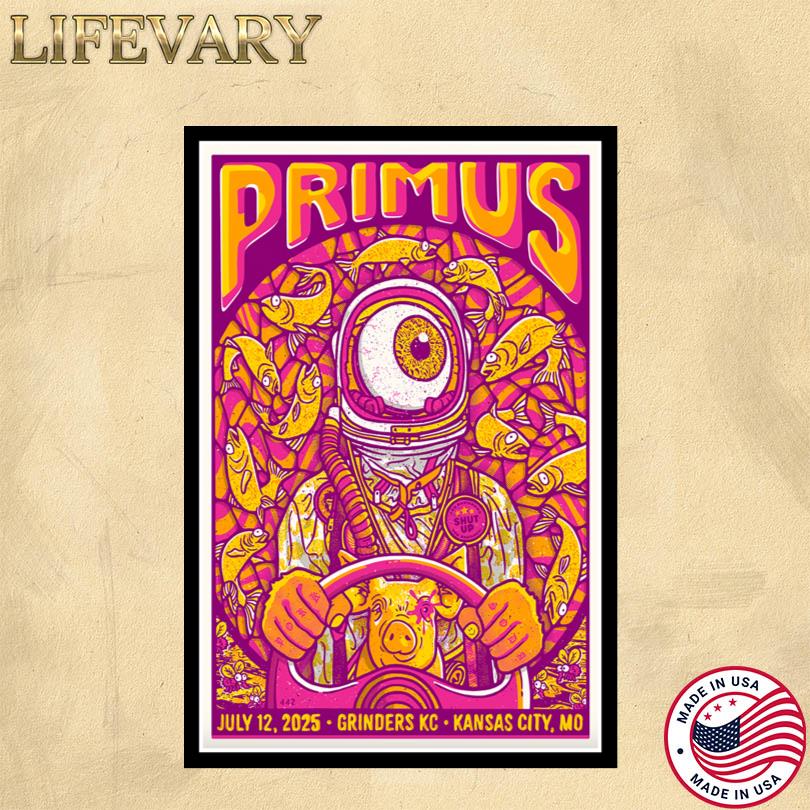 Primus Poster – Live at Grinders KC 2025