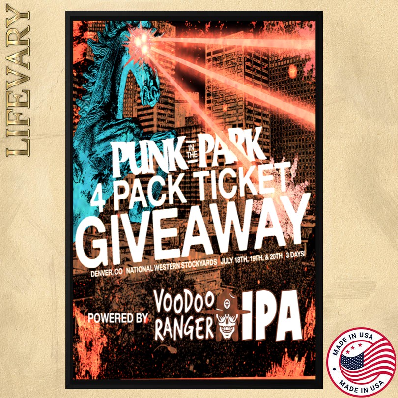 Punk In The Park July 18-20 2025 Denver CO Show Poster