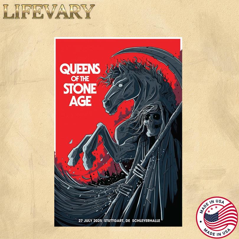 Queens Of The Stone Age July 27 2025 Event Poster Stuttgart DE