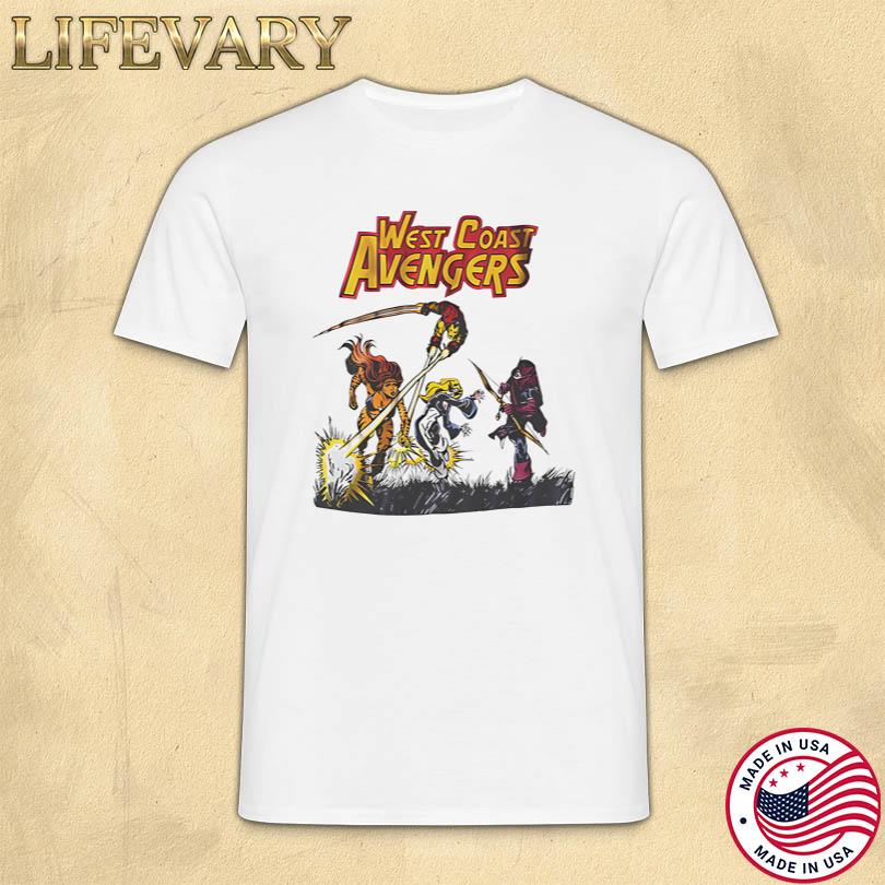 Robert Downey Jr West Coast Avengers shirt
