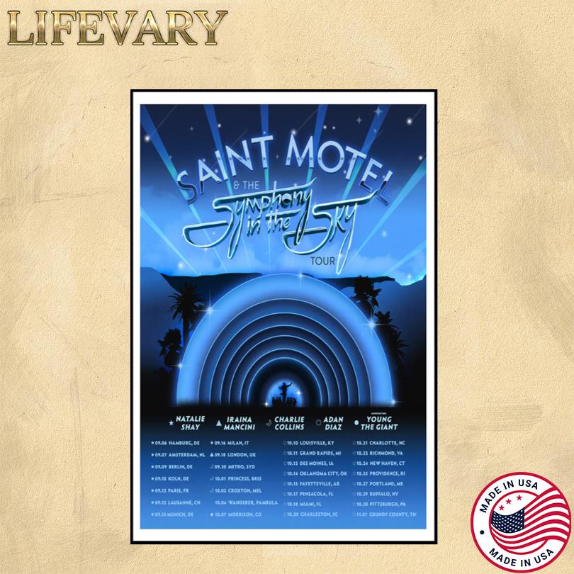 Saint Motel Tour Print 2025