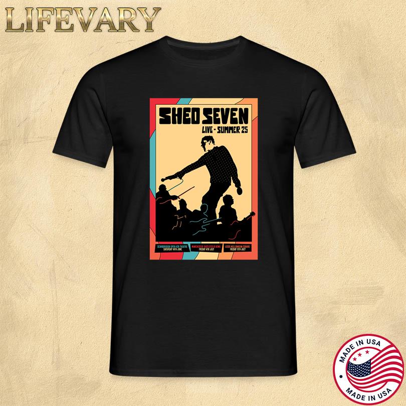 Shed Seven Limited Edition Live Summer 2025 T-Shirt