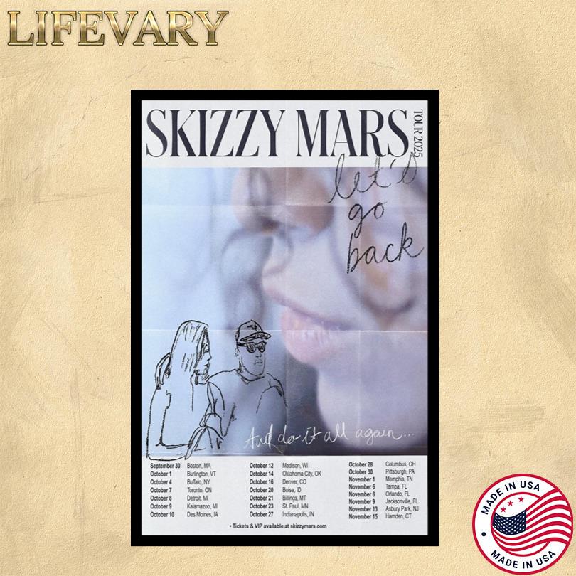 Skizzy Mars Tour 2025 Poster