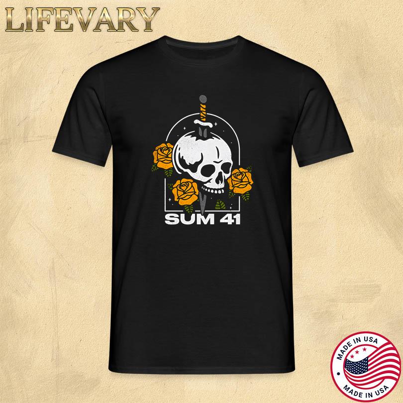 Skull And Roses T Shirt Sum 41 Apparel