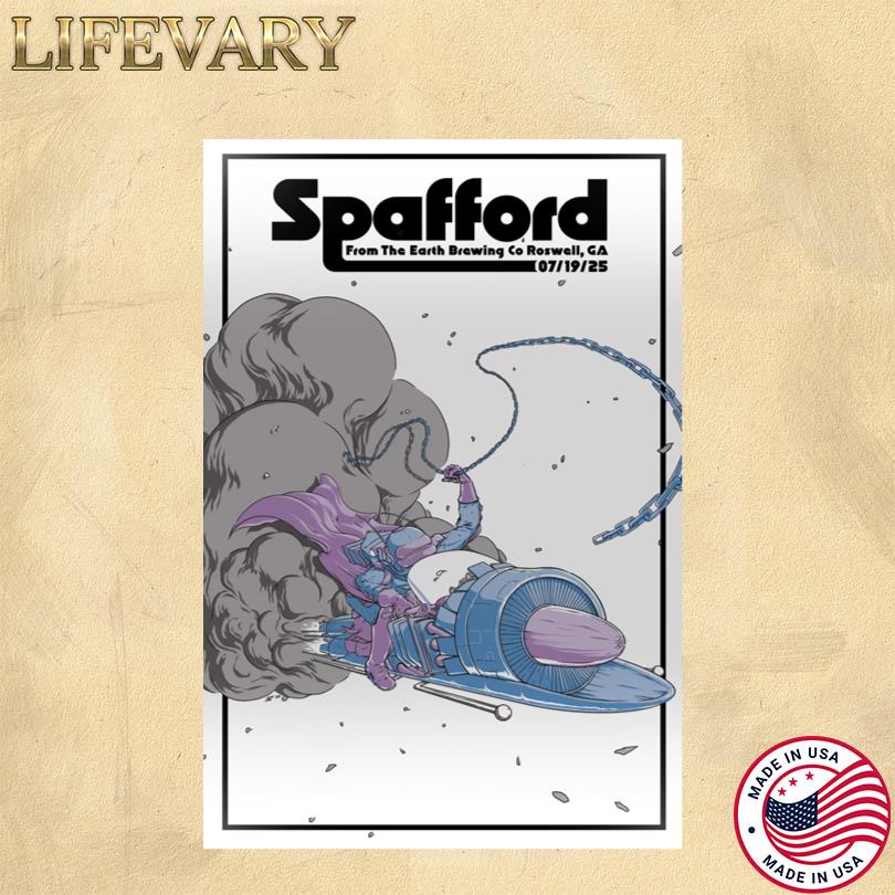 Spafford Concert Event From the Earth Brewing Roswell GA 2025 Poster